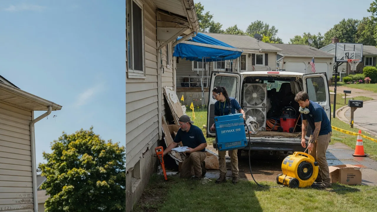 Ceiling Leak Cleanup in Barberton, OH near me